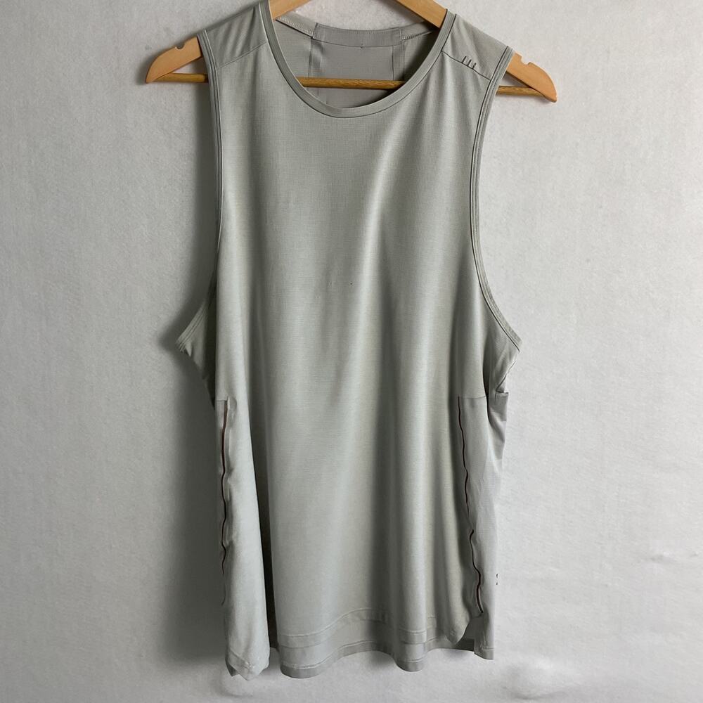 Lululemon Athletic Womens One Size Gray Tank Top
